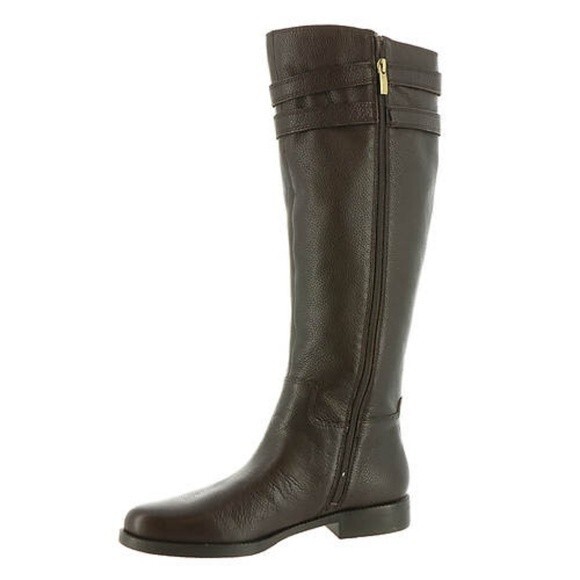 Franco Sarto Leather Knee-high Boots Sz 9 NWB - Picture 5 of 11